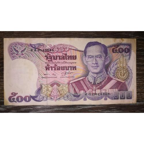 THAILAND 500 батів Таїланд 1988 - 1996, підпис - тип 2.
