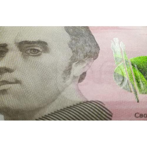 Ukraine 100 гривень ₴ 2014 УА перша початкова серія. Гонтарева. UNC. "Видавлена 100".