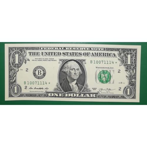 UNC 1 доллар США 2013 Нью-Йорк замещение, звезда. №! 1007 1114