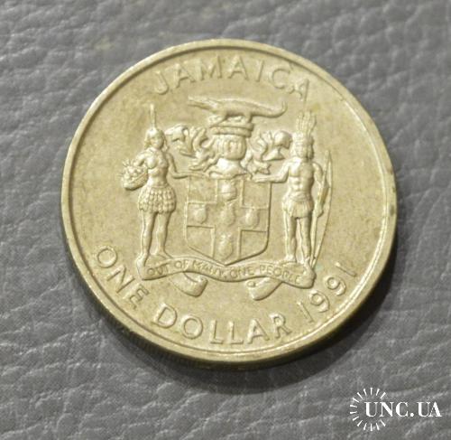  Ямайка 1 доллар 1991 (БЖ)