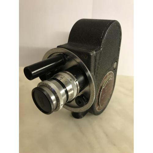 Винтажная камера FILMO Turret Double Run eight bell howell company,видео 8 мм,с 4 линзами, 1950г.