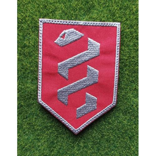 Шеврон 1 окремий медичний батальйон Інтернаціональний Легіон оборони України № 3198