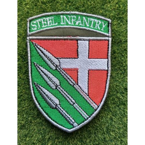 Шеврон 150 окрема механізована бригада ЗСУ STEEL INFANTRY № 3026