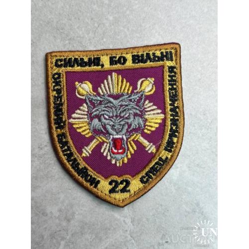 Шеврон 22 Окремий Батальйон Спеціального Призначення № 291