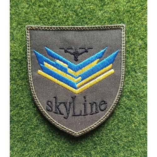 Шеврон 432 окремий батальйон безпілотних систем «Skyline» № 3252