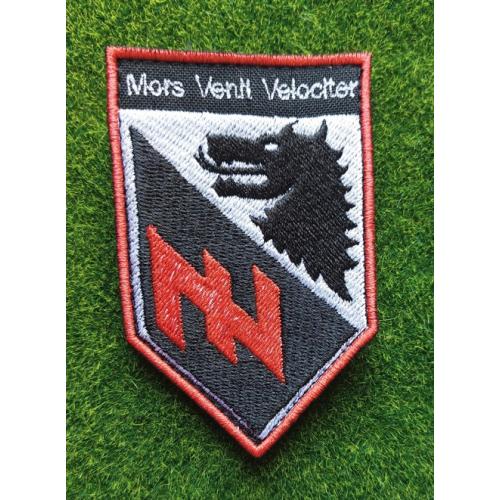 Шеврон Mors Venit Velociter / АЗОВ № 1142