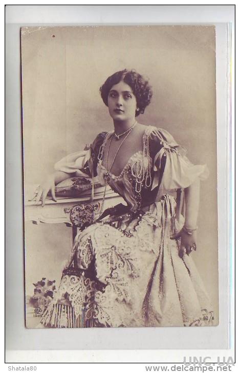 Открытка старинная Оперная итальянская певица Мария Кавальери Cavalieri