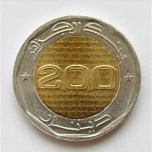 Алжир 200 динаров 2013г. 50-я годовщина Независимости. 