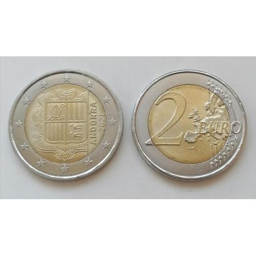 Андорра 2 евро 2021г.