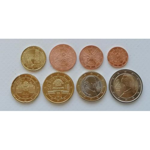 Австрия набор 8 монет 2020г.