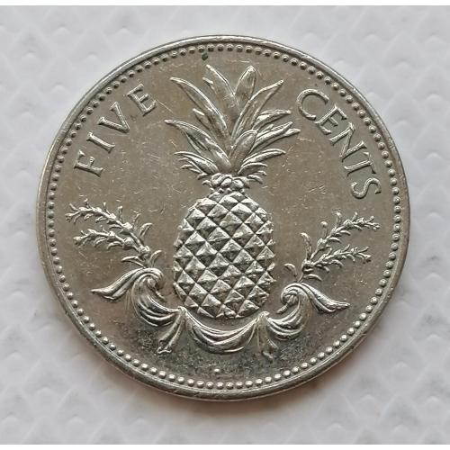 Багамские острова 5 центов 2004г. 