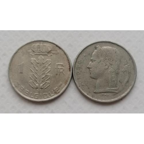 Бельгия 1 франк 1950г. BELGIQUE. 
