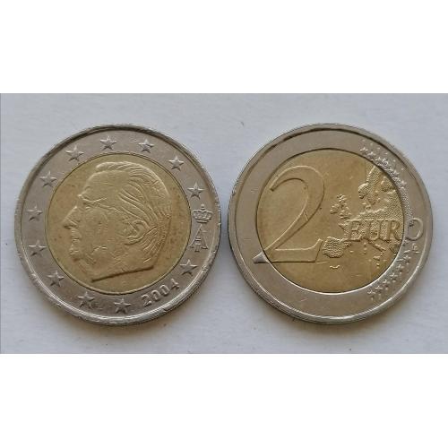 Бельгия 2 евро 2004г. 