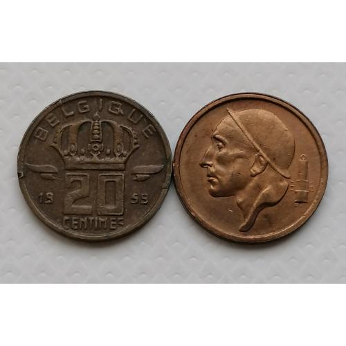 Бельгия 50 сантимов 1959г. BELGIQUE. 