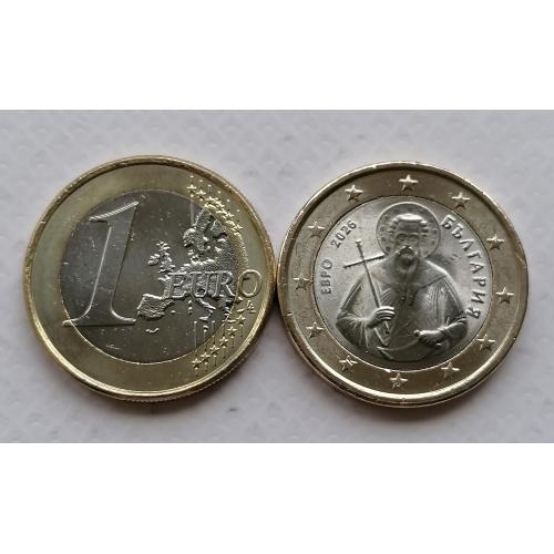 Болгария 1 евро 2026г.
