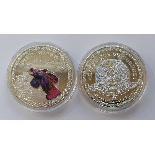 Бурунди 5000 франков 2014г. Мандаринка. 