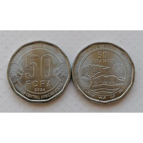 Центральная Африка BEAC 50 франков 2024г. 