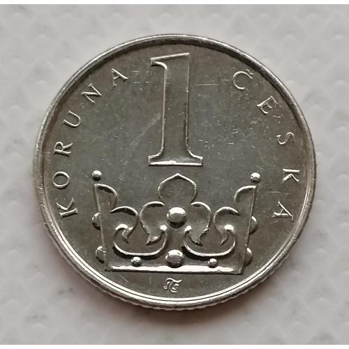 Чехия 1 крона 2021г.