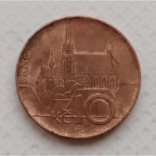 Чехия 10 крон 2021г.