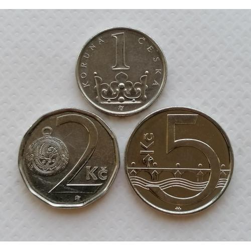 Чехия 3 монеты 2019-20г.