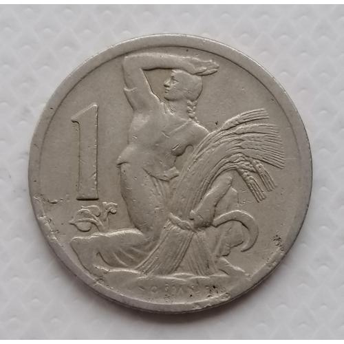 Чехословакия 1 крона 1922г.