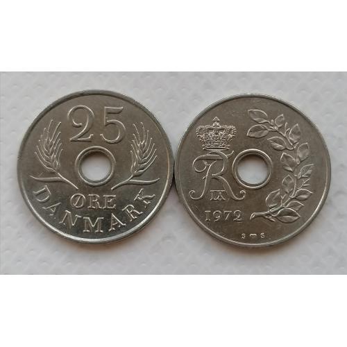Дания 25 эре 1972г.