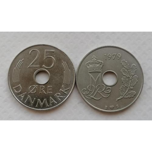 Дания 25 эре 1979г.