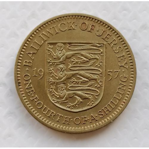 Джерси 1/4 шиллинга 1957г. 