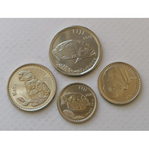 Фиджи 4 монеты 2012г. 