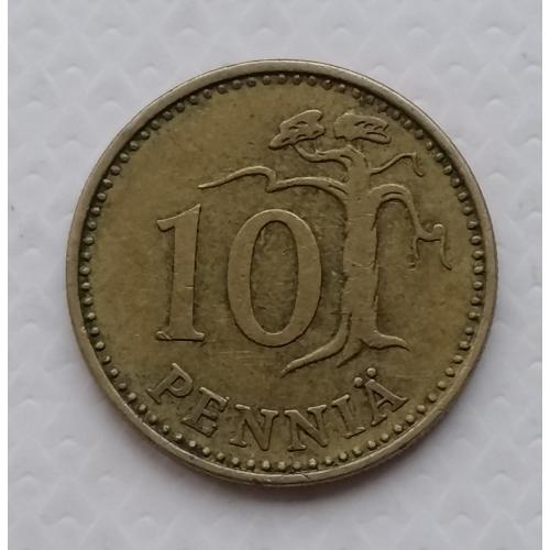 Финляндия 10 пенни 1963г.