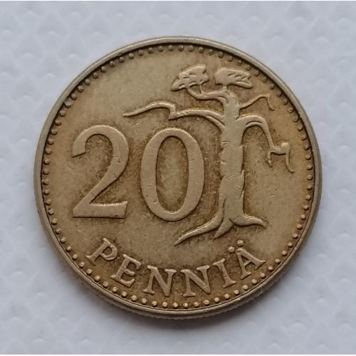Финляндия 20 пенни 1963г.