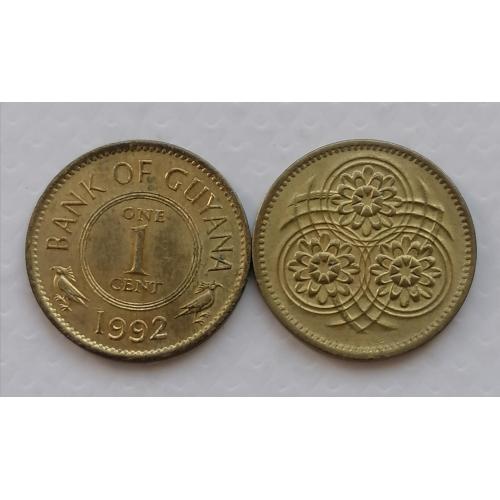 Гайана 1 цент 1992г.