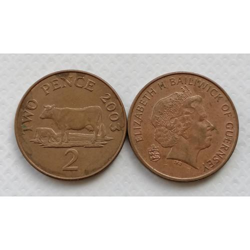 Генрси 2 пенса 2003г. 