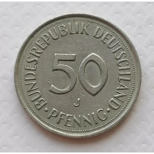 Германия 50 пфеннигов 1985г. Метка J. 