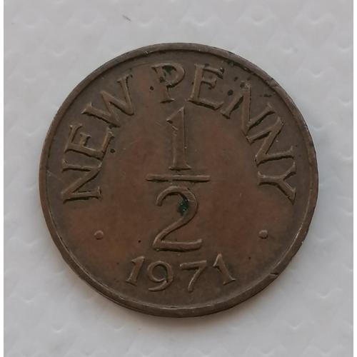 Гернси 1/2 пенни 1971г.