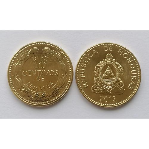 Гондурас 10 сентаво 2012г.