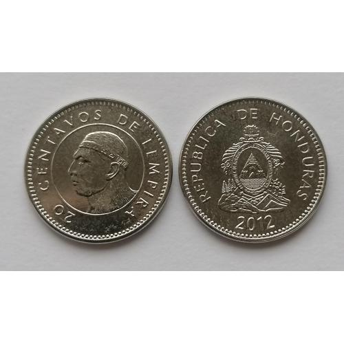 Гондурас 20 сентаво 2012г.