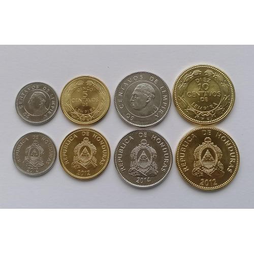 Гондурас 4 монеты 2012-14г.