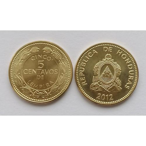 Гондурас 5 сентаво 2012г.