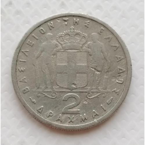 Греция 2 драхмы 1954г.