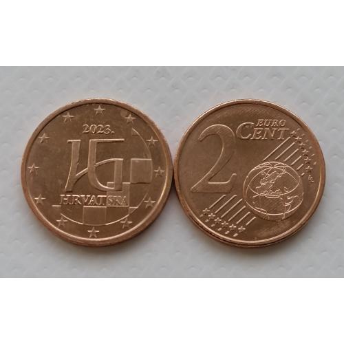 Хорватия 2 евроцента 2023г.