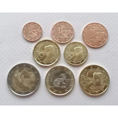 Хорватия 8 монет 2023г.