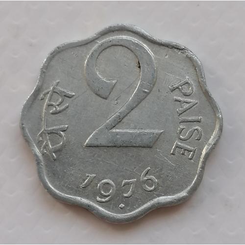 Индия 2 рупии 1976г. "♦" - Бомбей. 