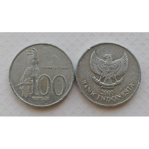 Индонезия 100 рупий 2000г.