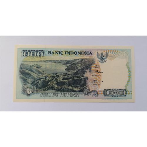 Индонезия 1000 рупий 1992(1993)г. UNC. 