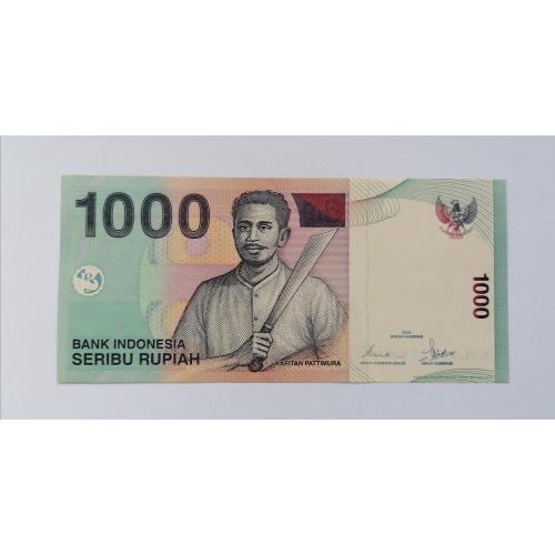 Индонезия 1000 рупий 2000(2008)г. UNC. 