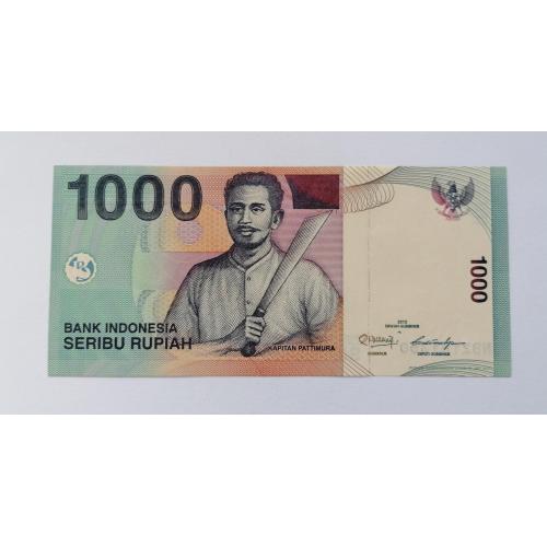 Индонезия 1000 рупий 2012г. UNC. 