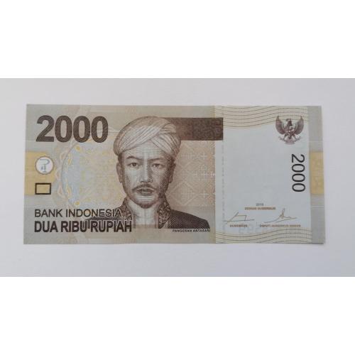 Индонезия 2000 рупий 2016г. UNC. 