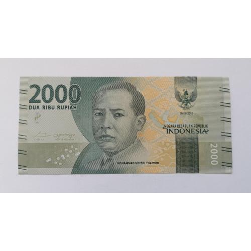 Индонезия 2000 рупий 2016г. UNC. 