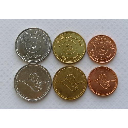 Ирак 3 монеты 2004г.